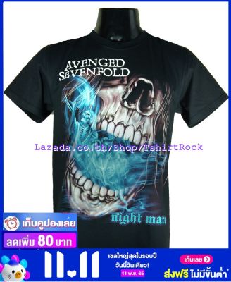 เสื้อวง AVENGED SEVENFOLD อะเว็นจด์เซเวนโฟลด์ A7X ไซส์ยุโรป เสื้อยืดวงดนตรีร็อค เสื้อร็อค  A7x1087 ส่งจากไทย