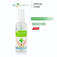 Xịt Tay Sạch Khuẩn Hand Sanitizer Solution BIOCOS 100ml - Chiết Xuất Tỏi