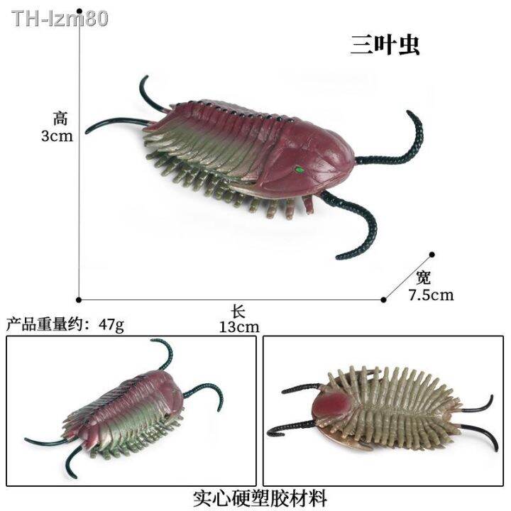 ของขวัญ-เด็กจำลองคงของแข็งสัตว์ป่ารุ่นแมลงของเล่นหากินแมงป่องตะขาบไตรโลไบท์