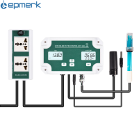 W-IFi ออนไลน์ PH TDS Controller Professional 3-In-1 Ph/tds/temp Water Quality Detector PH Controller พร้อมรีเลย์ปลั๊ก Repleaceable Electrode BNC Type Probe เครื่องทดสอบคุณภาพน้ำสำหรับ Aquarium Hydroponics Tank Monitor 14.00pH / 19990ppm 199.0ppt / 50 °C