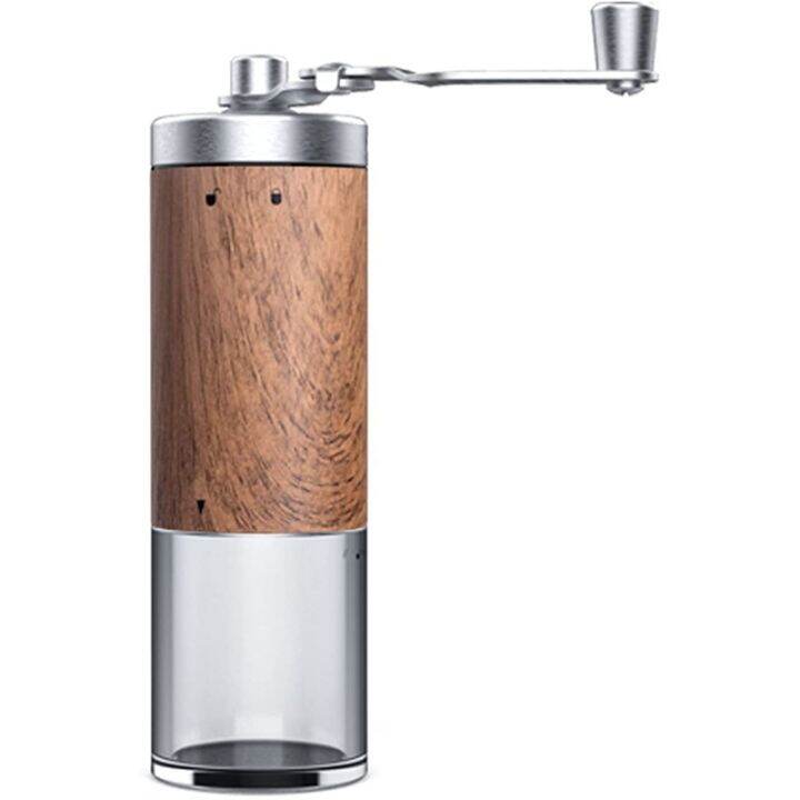 Manual Coffee Grinder Adjustable Ceramic Conical Burr Mill,Grain Hand