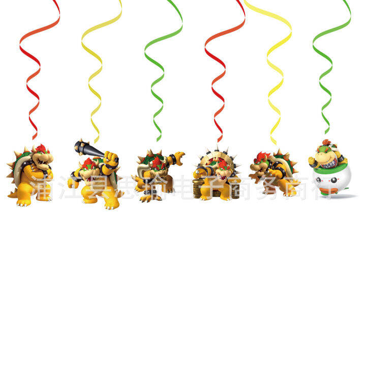 bowser-mario-theme-kids-birthday-party-decorations-banner-cake-topper-balloons-swirls-set-supplies