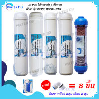 Uni-Pure ไส้กรองน้ำ 5 ขั้นตอน น้ำแร่ รุ่น INLINE MINERALIZER ครบชุด ประกอบด้วย PP/GAC/RSN/CTO/MINERAL คุณภาพดี ราคาประหยัด Water Filter จัดส่งฟรี