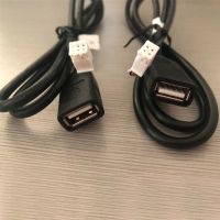 4Pin &amp; 6Pin Connector USB สายพ่วงอะแด็ปเตอร์สำหรับแอนดรอยด์สเตอริโอวิทยุรถยนต์ Accesorios USB สายอะแดปเตอร์