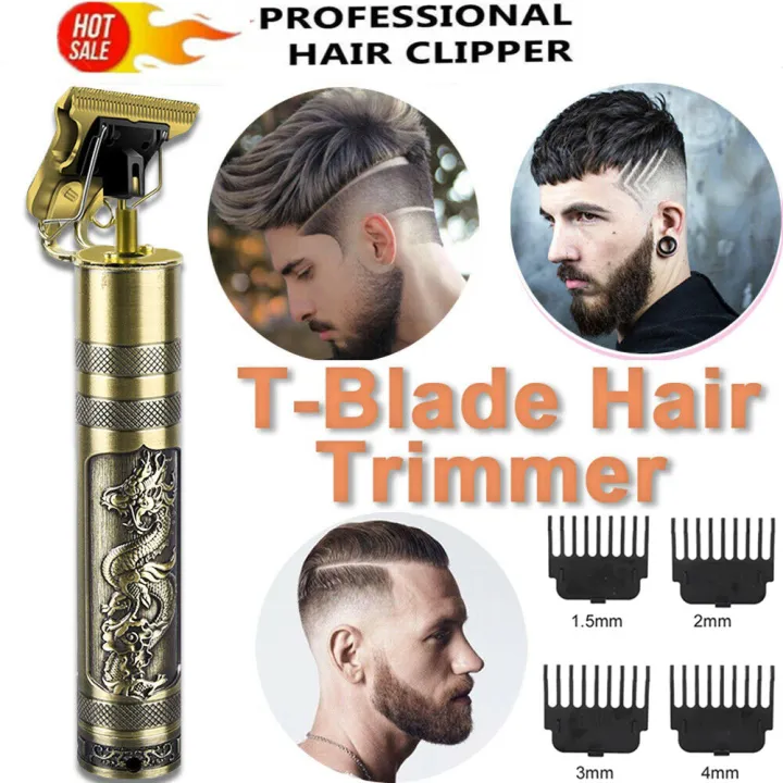 2021T9 Professional Hair Clipper Cordless Hair Cutting Machine Beard ...