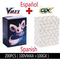 50 - 200Pcs cartas pokemon español Vmax Game Battle Carte TAG TEAM GX Anime toys Trainers Trading pokémon Card Album Book Kids