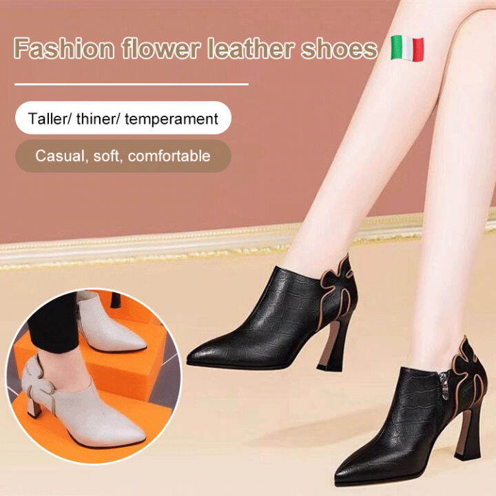 damaino1 Stylish Black High Heel Shoes for Women's Uniforms Lazada PH
