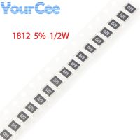 50pcs 1812 SMD Resistor 5 0 1M 0 1 2 3.3 3.9 5.6 6.8 9.1 10 20 68 91 200 560 680 820 1K 10K 30K 68K 100K 200K 300K 680K 1M ohm