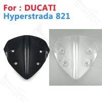 Ducati Hyperstrada 821 839สำหรับกระจกรถจักรยานยนต์การเดินทางกระจกหน้าที่บังลม Deflector สั้นกว่า6ซม./11ซม./14ซม.