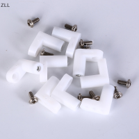 ZLL 10pcs FIXED Plastic PCB MOUNTING Feet 20mm L ประเภทฟุตพร้อมสกรู