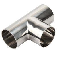 ◐❏ 1PCS T TYPE Tee Joint Welding Pipe Connection Fittings Polishing Stainless Steel Tube Connector 19-219mm Diameter