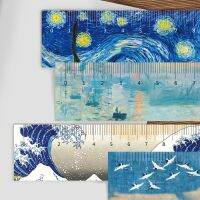 1Pc World Famous Painting Ruler 15CM DIY Drawing Tools Children Student Office School Supplies Stationery Ruler