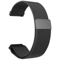 EXRIZU Milan Magnetic Metal Stainless Steel Watch Strap 20mm Wrist Bracelet for Xiaomi Mijia Quartz Smart Watch Mi Quartz Watch