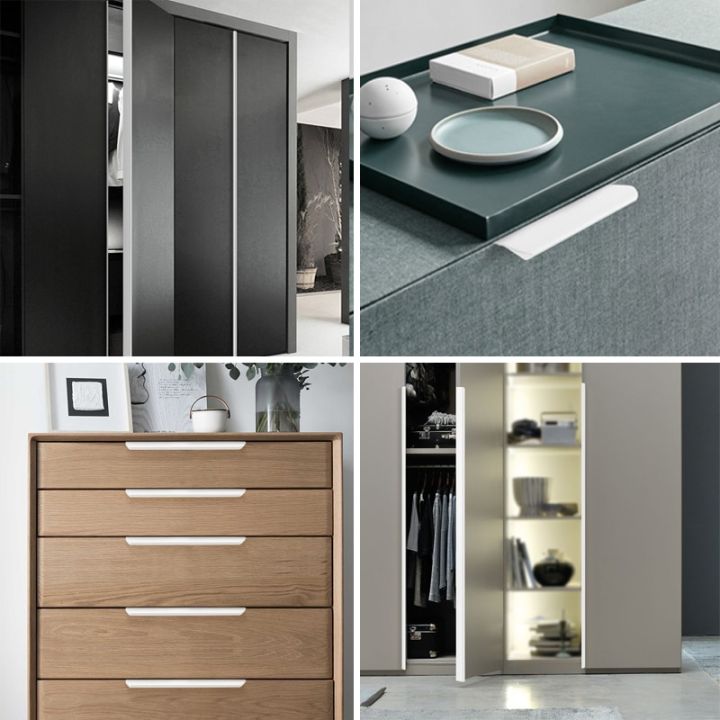 kak-white-hidden-cabinet-pulls-drawer-knobs-customizable-long-furniture-handles-aluminum-alloy-kitchen-cupboard-door-hardware-wall-stickers-decals