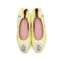 O&amp;B รองเท้าหนังแกะ รุ่น  Audrey Esther in Yellow Coco Bunny