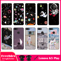 เคสมือถือสำหรับ Lenovo K5 Play เคสโทรศัพท์กันกระแทกกันกระแทกกันกระแทกที่มีรูปแบบเดียวกัน Air Bag ขาตั้งโทรศัพท์