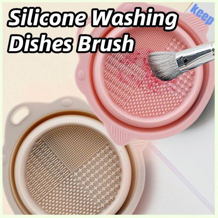 Silicone Makeup Brush Egg Cleaner Cosmetic Cleaning Scrubber Egg