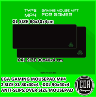 EGA TYPE MP4 Mouse Pad Gaming แผ่นรองเม้าส์ มี 2 ขนาด XL SIZE 80x30x4cm,XXL SIZE 90x40x4cm