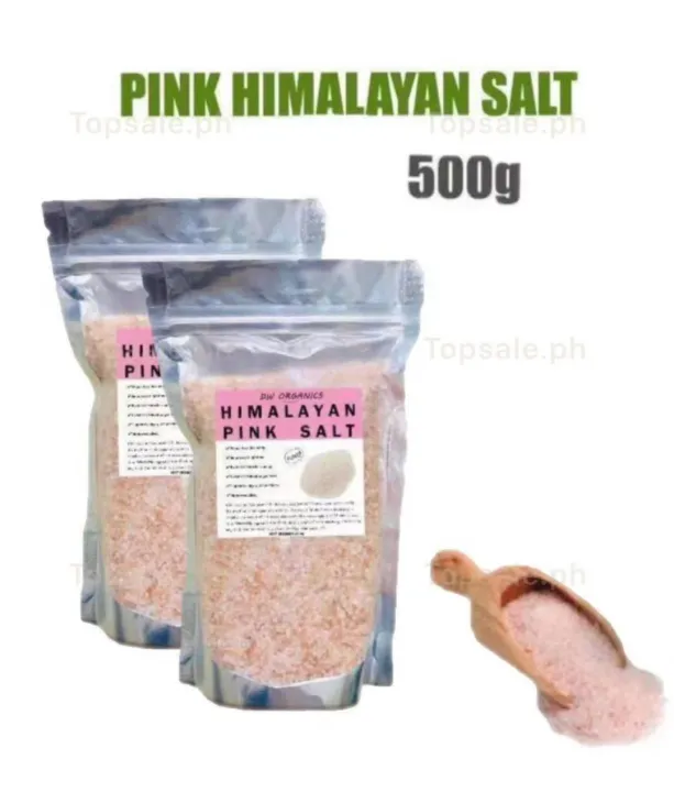 ( SET OF 2 ) Original Himalaya salt Edible Himalayan Pink Salt 500g ...