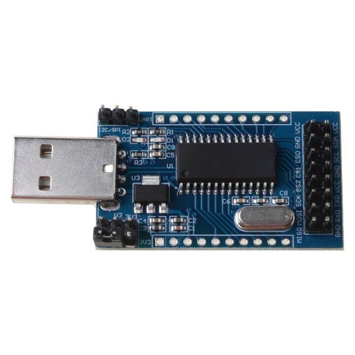 CH341A programmer USB to UART IIC SPI I2C converter parallel port converter onboard working