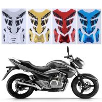 【cw】 For Honda Yamaha Tankpad Sticker Fishbone 3D Tank pad Stickers Oil Gas Protector Cover Decoration Flame Motorcycle Accessories