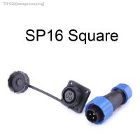 ✌₪ SP16 IP68 Square Waterproof Connector 2/3/4/5/6/7/9 Pin Aviation Connectors Plug Plug amp; Socket Male And Female High quality