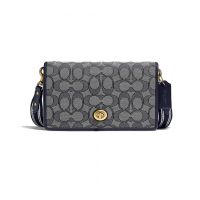 กระเป๋าสะพายข้าง COACH C3824 Hayden Foldover Crossbody Clutch In Signature Jacquard (B4RH3)