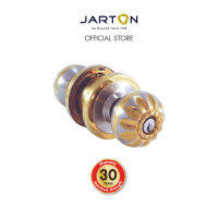 JARTON Knob Lockset ลูกบิดห้องทั่วไป หัวจันลายสีSSPB จานใหญ่