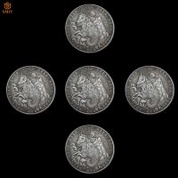 5Pcs Russia 12 Constellation Coin Bronze Token Astrology Saturn Capricorn Collection Coin&amp;Home Decoration Crafts Gifts