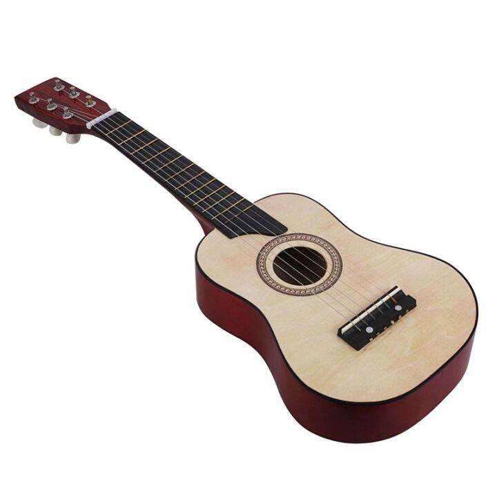 25-inch-basswood-acoustic-guitar-6-strings-small-mini-guitar-with-guitar-pick-strings-for-children-beginner