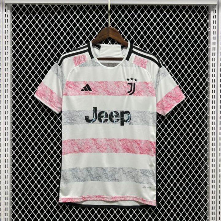 เสื้อกีฬาแขนสั้น-ลายทีม-juventus-away-23-24