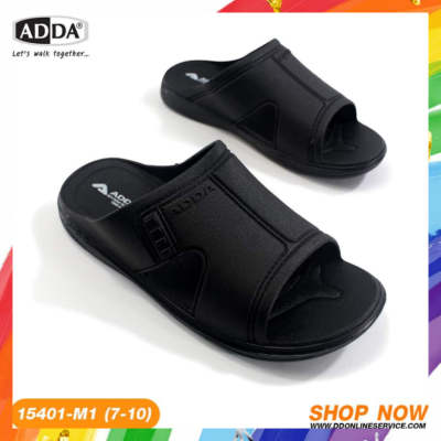 ADDA รุ่น 15401 รองเท้าผู้ชาย รองเท้าแตะแบบยาง รองเท้าแอ้ดด้า รองเท้าลำลองราคาถูก รองเท้ายอดนิยม รองเท้าคนแก่ รองเท้ารุ่นใหม่