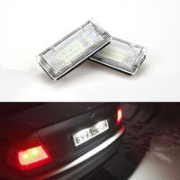 2ชิ้น12โวลต์ C An BUS Led ป้ายทะเบียนแสงสีขาวสำหรับ BMW E46 4D 1998-2003ไม่มีข้อผิดพลาด LED ใบอนุญาตจำนวนหลอดไฟโคมไฟ