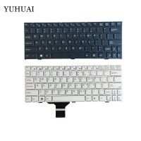 Newprodectscoming New US keyboard for CLEVO pavilion M1110 M11X M1100 M1110Q M1111 W110ER M1115 English black and white laptop keyboard with frame