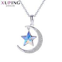 Xuping Jewelry Hot Sale Fashion Women Pendant Necklace with Star Shape Crystal A00623257