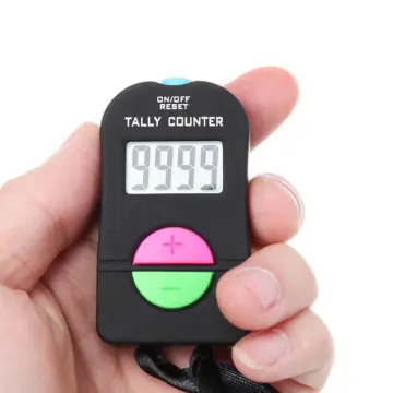 Handheld Portable 4 Digit Finger Clicker Sports Hand Tally Counter