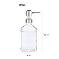 Push-Type Perfume Bottle Transparent Lotion Bottle Bathroom Accessories Shampoo And Shower Gel Soap Dispenser Watering Can