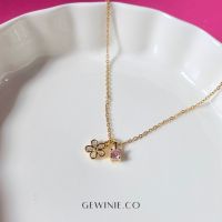 Gewinie.co - Mixed Daisy Necklace สร้อยคอ จี้ดอกไม้