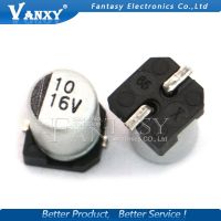 10PCS Electrolytic capacitor 16v10uf 4*5mm SMD aluminum electrolytic capacitor 10uf 16v WATTY Electronics