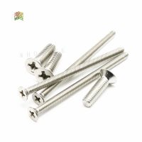 10/50 M2 M2.5 M3 M3.5 M4 M5 M6 M8 A2-70 304 Stainless steel GB819 Cross Phillips Flat Countersunk Head Screw Bolt Length 3-100mm