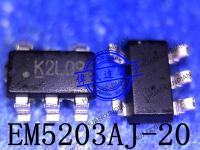 5PCS New Original EM5203AJ-20  Printing K2L09 K2  SOT23-5 In Stock