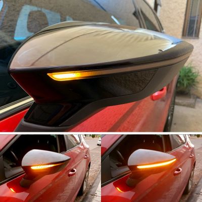 【CW】Dynamic Blinker for Seat Leon III 5F ST FR Cupra Arona KJ7 LED Turn Signal Mirror Indicator light 2013 2014 2015 2017 2018 2019