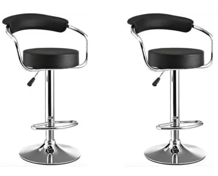 Set of 2 Bar Stool High Chair Bar Counter Table High Chair Bar Counter