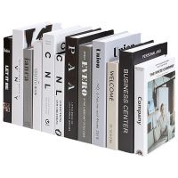 Fake Books Decoration for Home Decorative Books Modern Simulation Fashion Book Luxury Storage Hotel Model Living Room Decor