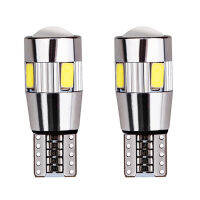 1 PCS T10 LED Auto Car หลอดไฟ 5730 SMD 6 LED W5W 12V ที่จอดรถภายในโปรเจคเตอร์เลนส์ 6 สีสำหรับรถ-gcbfxbfgfznfxnn