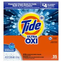 Tide Plus Ultra Oxi Powder Laundry Detergent, 35 Loads ผงซักฟอกอันดับ 1 ของอเมริกา