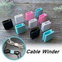 คลิปหนีบสายออแกไนเซอร์หูฟังแบบมีสายสายชาร์จที่เก็บหัวเข็มขัด Winder Wrap Holder