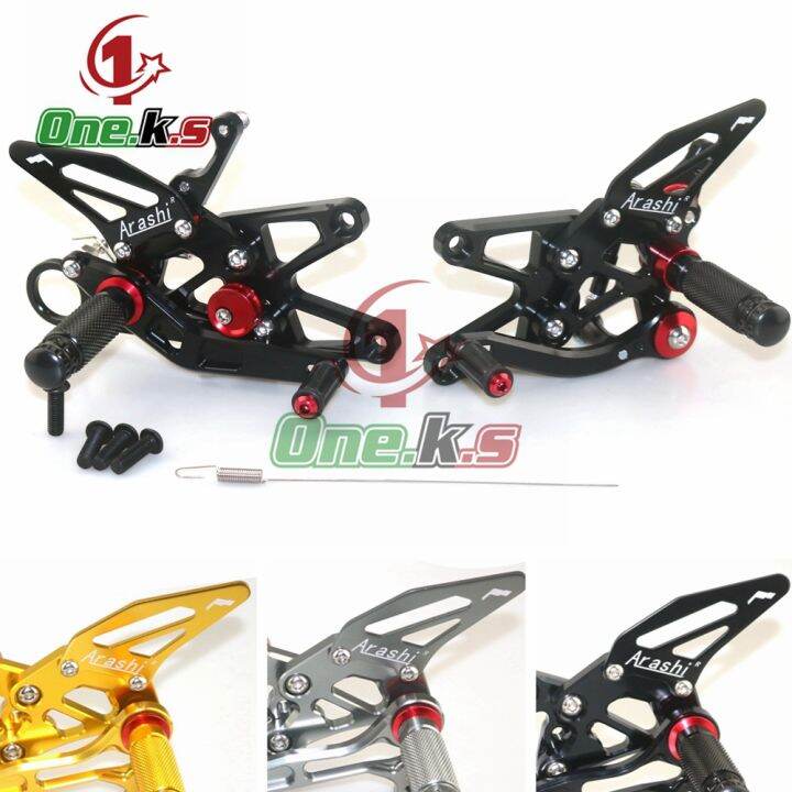 Arashi CNC อลูมิเนียมรถจักรยานยนต์พักเท้า Footpeg เหยียบเท้า Peg