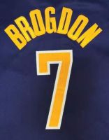 Mens American Basketbal Jersey Indiana Sport Fans Wear Malcolm Brogdon Domantas Sabonis T-shirt