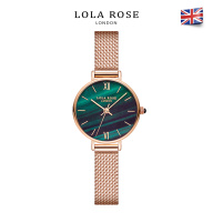 Đồng hồ nữ sang trọng LolaRose mặt tròn 30mm đá bảo thạch malachite dây đeo kim loại phù hợp với những cô nàng vintage bảo hành 2 năm LR4070 đồng hồ nữ chính hãng thumbnail